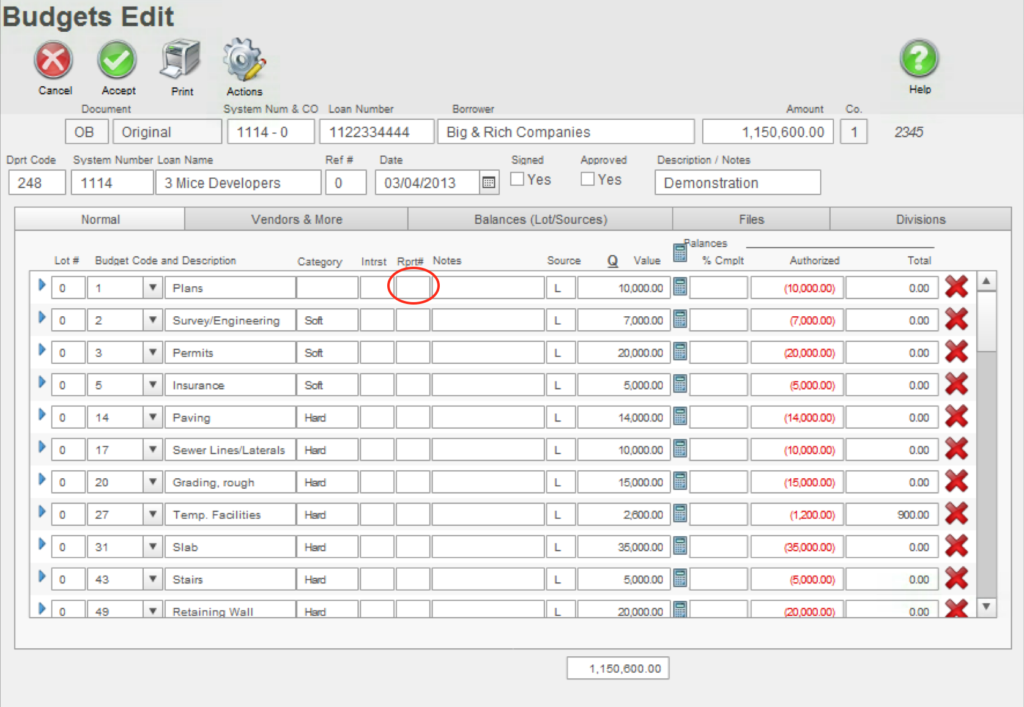 Custom Reporting Tagging Budget Line Items ECL Help Desk